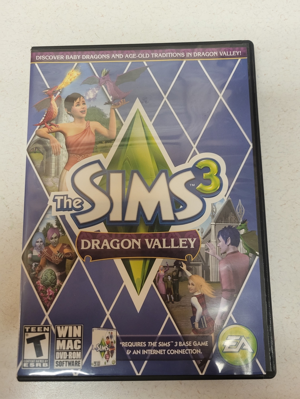 Origins The Sims 3 Dragon Valley Expansion - Purple & Green